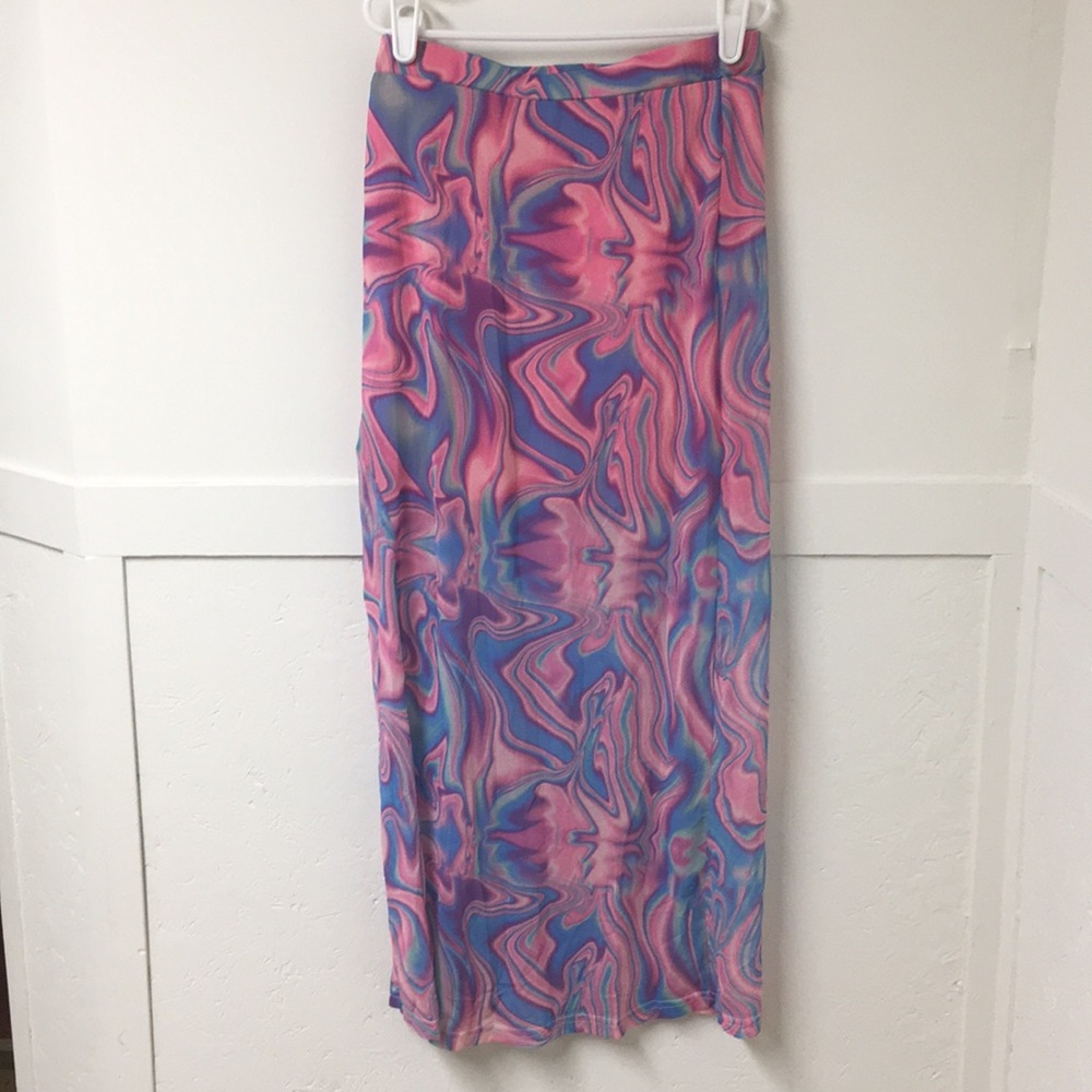 UNIF psychedelic skirt